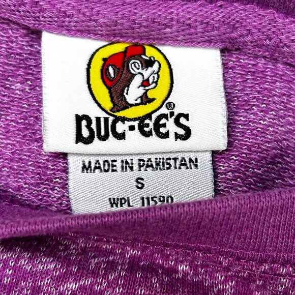 Buc-ees Small Women Sweatshirt Purple Soft Comfort Casual School - Picture 5 of 6